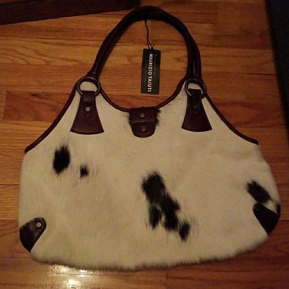 Maurizio Taiuti cowhide purse